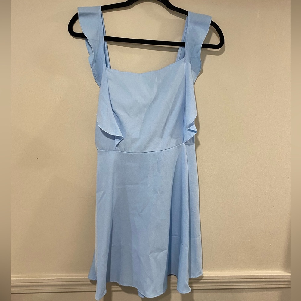 Light Blue Sleeveless Dress